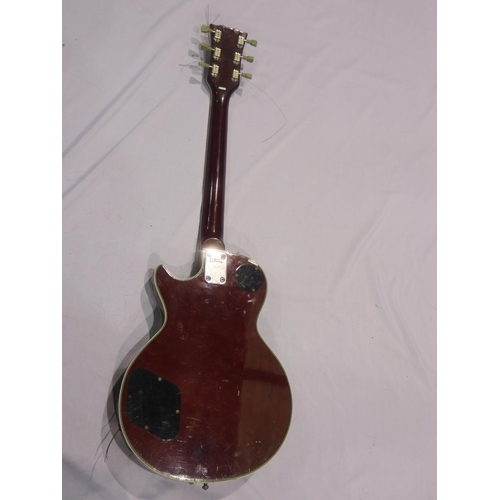 351 - Hondo II Les Paul style electric guitar, jack socket required. Not available for in-house P&P