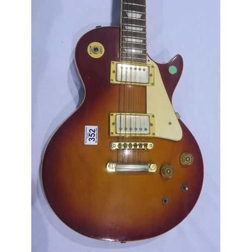 352 - Rockwood RP200 electric guitar. Not available for in-house P&P