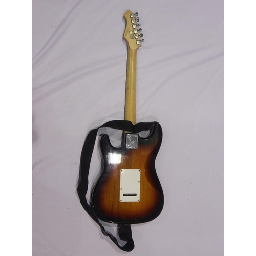 356 - Aria STG series strat style electric guitar with strat. Not available for in-house P&P