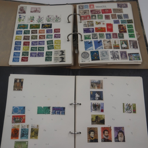 139 - Five folders and one stamp album of UK and world stamps. UK P&P Group 4 (£25+VAT per lot)