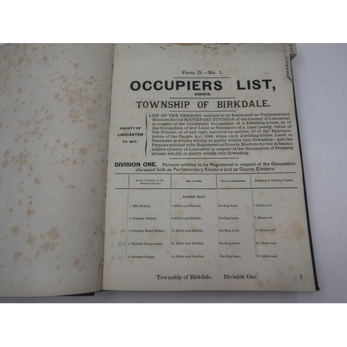 144 - Interesting collection of social history volumes pertaining to Birkdale in 1907/1908 including jury ... 