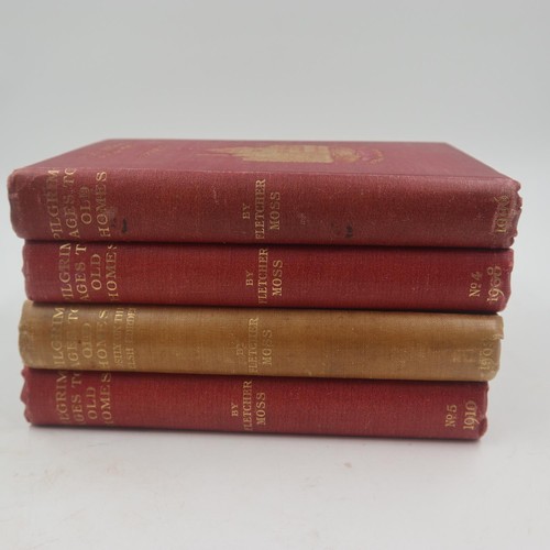 143 - Four volumes of Pilgrimages to Old Homes by Fletcher Moss (4). UK P&P Group 4 (£25+VAT per lot)