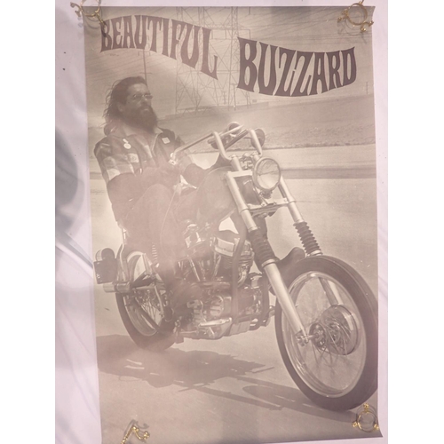 142 - Twelve American Hells Angels posters by Ed Roth: Sonny Barger, Terry the Tramp, Monkey, Buzzard, Tin... 