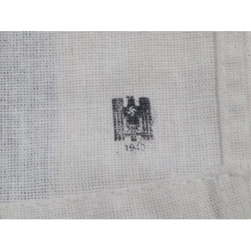 2048 - 1940 dated DRK German Red Cross towel. UK P&P Group 1 (£16+VAT for the first lot and £2+VAT for subs... 