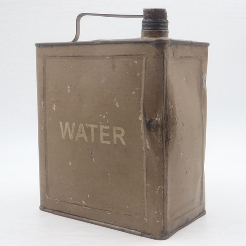 2060 - 1943 Dated British Flimsy Water Can. Used in the North Africa Campaign. UK P&P Group 2 (£20+VAT for ... 