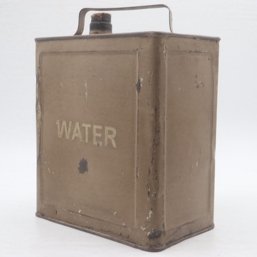 2060 - 1943 Dated British Flimsy Water Can. Used in the North Africa Campaign. UK P&P Group 2 (£20+VAT for ... 