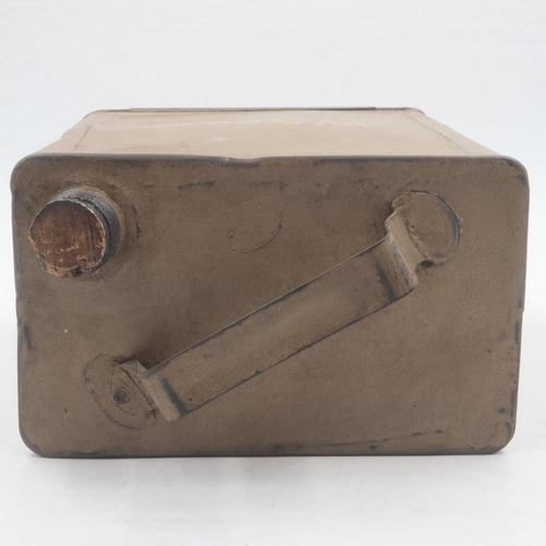 2060 - 1943 Dated British Flimsy Water Can. Used in the North Africa Campaign. UK P&P Group 2 (£20+VAT for ... 