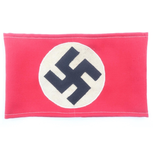 2080 - Early War Period NSDAP Armband, purchased from an estate sale in Germany. UK P&P Group 1 (£16+VAT fo... 