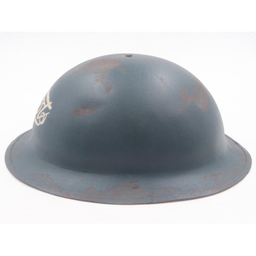 2089 - WWII British Boots (The Chemist) Private Purchase Helmet. UK P&P Group 2 (£20+VAT for the first lot ... 