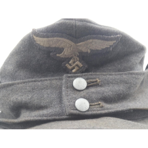 2091 - WWII German Luftwaffe NCOs M43 Cap. UK P&P Group 2 (£20+VAT for the first lot and £4+VAT for subsequ... 