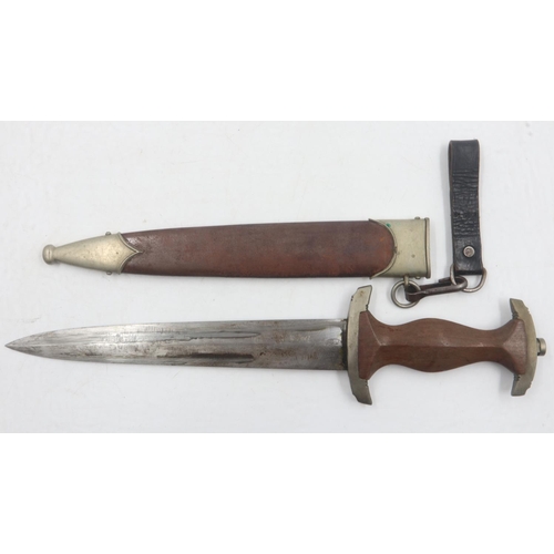 2113 - Early Third Reich period SA Rohm dagger by Carl Eickhorn, with acid etched blade, steel scabbard and... 