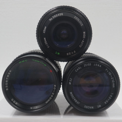 78 - Three Pentax K mount lenses. UK P&P Group 2 (£20+VAT for the first lot and £4+VAT for subsequent lot... 