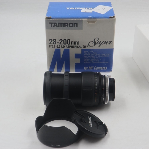 79 - Canon FD mount tamran 28-200 lens. UK P&P Group 2 (£20+VAT for the first lot and £4+VAT for subseque... 