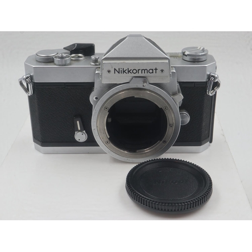 84 - Two Nikon nikkormat bodies. UK P&P Group 2 (£20+VAT for the first lot and £4+VAT for subsequent lots... 