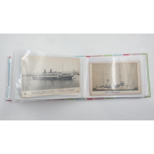 123 - Approximately 100 map and vintage shipping postcards. UK P&P Group 2 (£20+VAT for the first lot and ... 