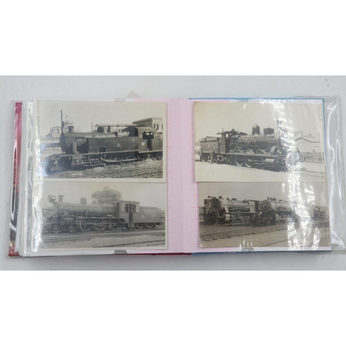 130 - Approximately 200 early train photographs. UK P&P Group 2 (£20+VAT for the first lot and £4+VAT for ... 