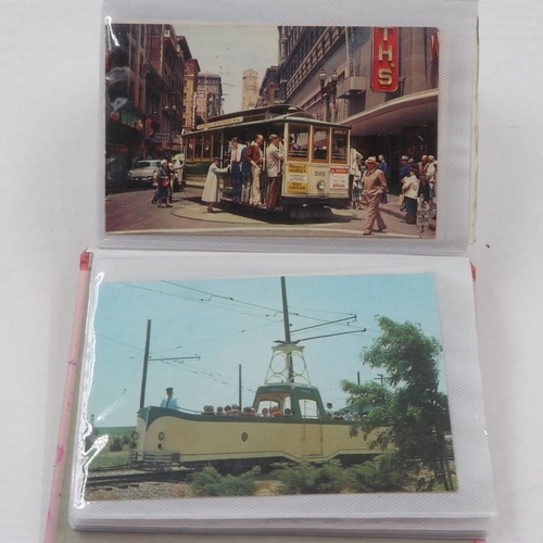 132 - Approximately 150 London/tram and motor car mainly vintage postcards. UK P&P Group 2 (£20+VAT for th... 