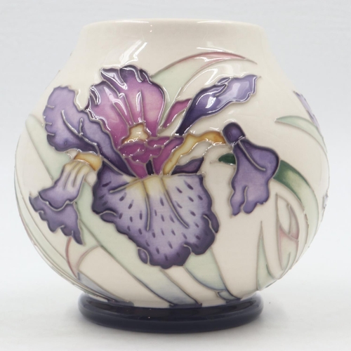 158 - Moorcroft vase, Peter Henit, by Nicola Slaney, no cracks or chips, H: 10 cm. UK P&P Group 1 (£16+VAT... 