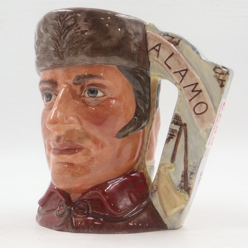 183 - Royal Doulton colourway prototype Toby jug, Davy Crockett and Antonio Lopez Santa Anna, no cracks or... 