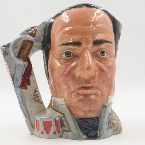 183 - Royal Doulton colourway prototype Toby jug, Davy Crockett and Antonio Lopez Santa Anna, no cracks or... 