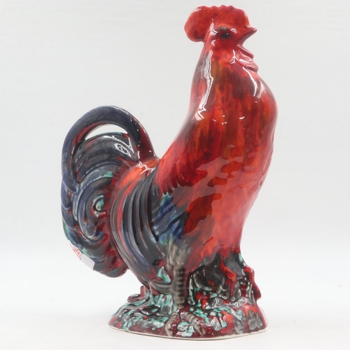 186 - Anita Harris large cockerel, signed in gold, no cracks or chips, H: 42 cm. UK P&P Group 3 (£30+VAT f... 