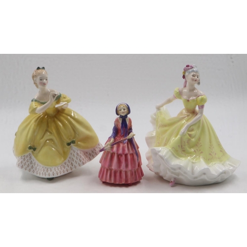 199 - Three Royal Doulton figurines. UK P&P Group 3 (£30+VAT for the first lot and £8+VAT for subsequent l... 