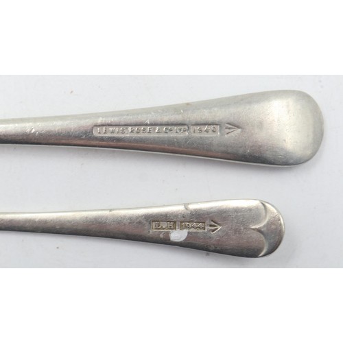 60 - Steel WWII period spoon and fork with military crows foot stamp. UK P&P Group 1 (£16+VAT for the fir... 