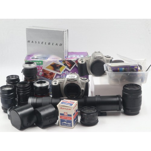 100 - Large selection of cameras and accessories. UK P&P Group 3 (£30+VAT for the first lot and £8+VAT for... 