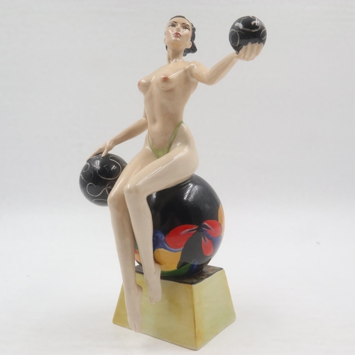 202 - Peggy Davies figurine, Isadora, limited edition 67/500, no cracks or chips, H: 30 cm. UK P&P Group 3... 