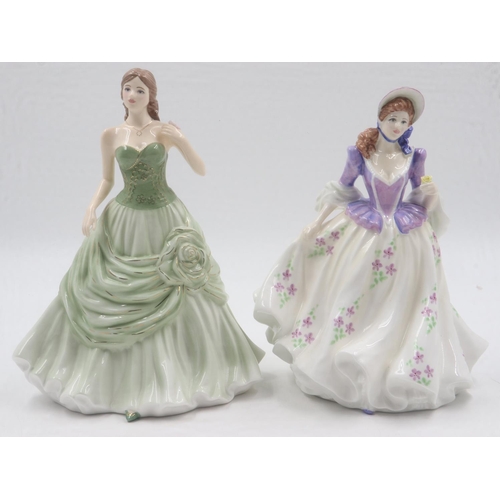 203 - Two Royal Doulton figurines, Sweet Lilac HN3972 and Katie HN5118, both boxed. Excellent condition, n... 