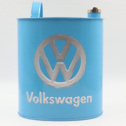 259 - Light blue Volkswagen petrol can. UK P&P Group 3 (£30+VAT for the first lot and £8+VAT for subsequen... 