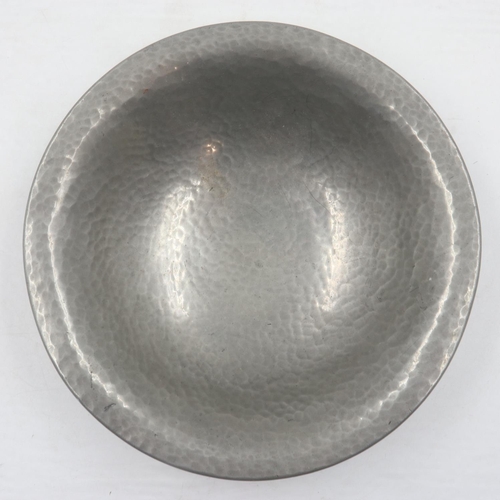 265 - Tudric hammered pewter bowl, stamped 01354 to base, D: 17cm. UK P&P Group 1 (£16+VAT for the first l... 