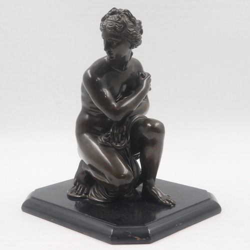 269 - Early 20th century bronze figure of the Crouching Venus, after Antoine Coysevox (French, 1640-1720),... 