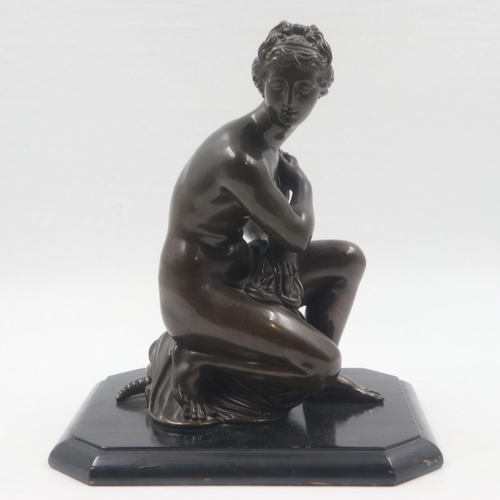 269 - Early 20th century bronze figure of the Crouching Venus, after Antoine Coysevox (French, 1640-1720),... 