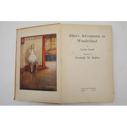 276 - ***WITHDRAWN***Alice's Adventure in Wonderland by Lewis Carroll with illustrations by Gwynedd Hudson... 