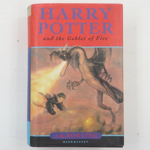 277 - Harry Potter and The Goblet of Fire first edition, hardback with dust jacket. UK P&P Group 1 (£16+VA... 