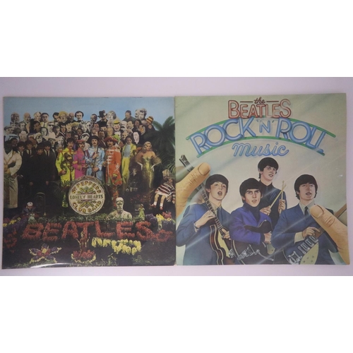 279 - Beatles Sergeant Pepper LP and Rock and Roll music. UK P&P Group 1 (£16+VAT for the first lot and £2... 