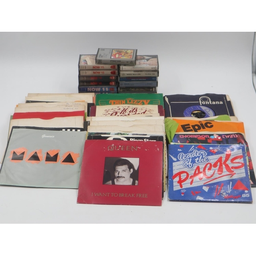 281 - Mixed singles and cassettes. UK P&P Group 3 (£30+VAT for the first lot and £8+VAT for subsequent lot... 