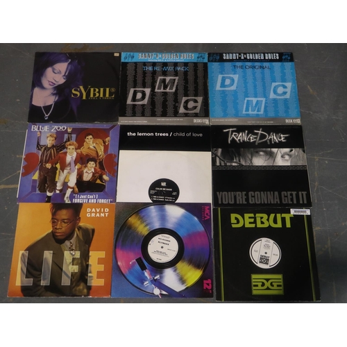 287 - Ten 12 inch singles to include promos. UK P&P Group 3 (£30+VAT for the first lot and £8+VAT for subs... 