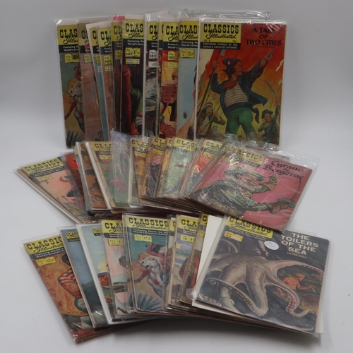 293 - Classics Illustrated UK comics 115 comics with multiples. UK P&P Group 3 (£30+VAT for the first lot ... 