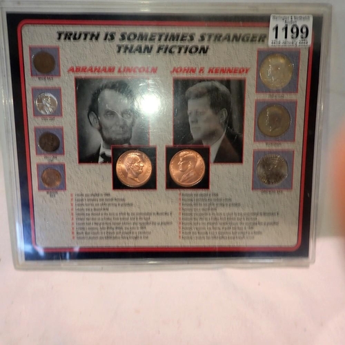 1199 - Truth stranger than fiction tableau. UK P&P Group 2 (£20+VAT for the first lot and £4+VAT for subseq... 