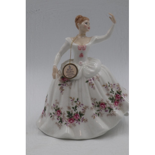 220 - Royal Doulton figurine, Shirley, boxed. UK P&P Group 2 (£20+VAT for the first lot and £4+VAT for sub... 