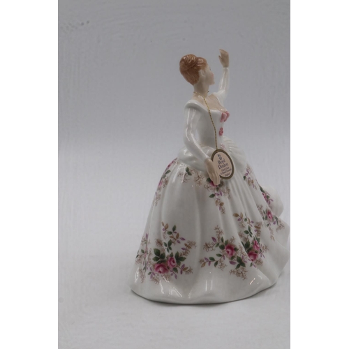 220 - Royal Doulton figurine, Shirley, boxed. UK P&P Group 2 (£20+VAT for the first lot and £4+VAT for sub... 