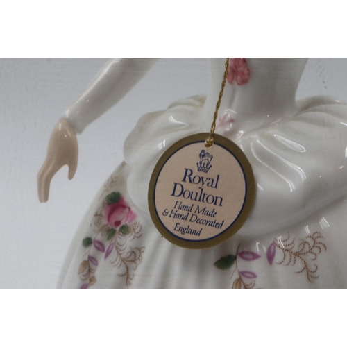 220 - Royal Doulton figurine, Shirley, boxed. UK P&P Group 2 (£20+VAT for the first lot and £4+VAT for sub... 