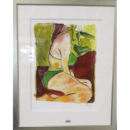 2004 - Bob Dylan (American b. 1941): artist signed limited edition giclee print, Woman on a Bed, from the D... 