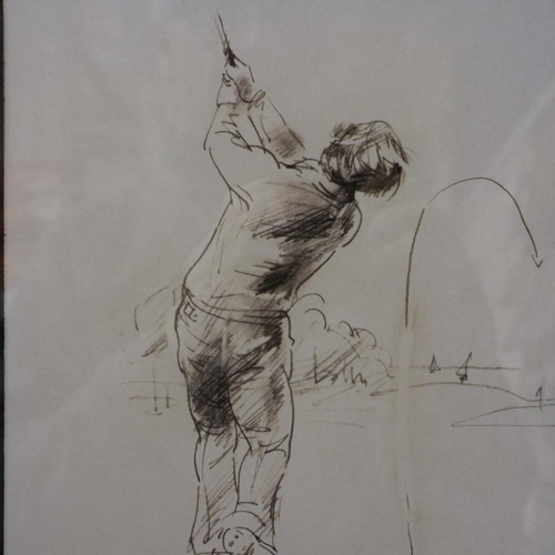 2024 - Harold Riley (1934-2023): two artist signed limited edition prints, Jack Nicklaus '66 (image 17 x 22... 