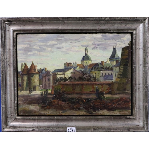 2025 - Duncan Grant (1885 - 1978): oil on board, French Townscape 1946 (Dieppe), signed LL, dated 1946, wit... 