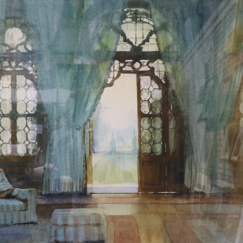 2035 - Alexander Creswell (b. 1957): watercolour, In the Villa Corner Regina, signed LR, artist label verso... 