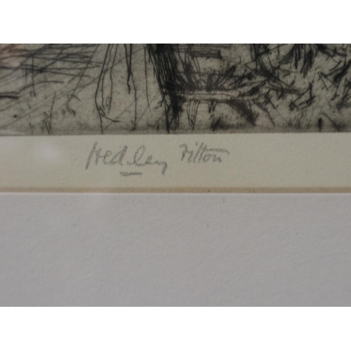 2041 - Hedley Fitton (1859 - 1929): lithograph, Place Paolo e Giovanni, Venice, signed LR, artist label ver... 