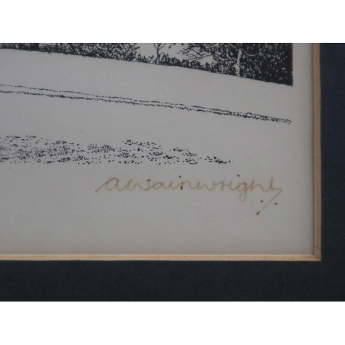 2059 - Alfred Wainwright (1907-1991): artist signed lithograph, The North-Western Fells, image 23 x 18cm, o... 